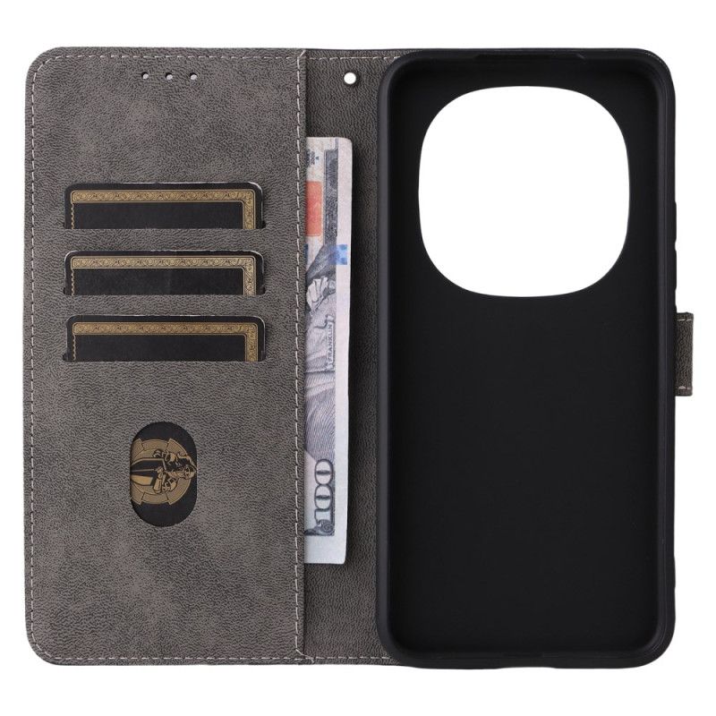 Kožený Kryt Na Xiaomi Redmi Note 15 Pro Plus 5g Semišový Efekt S Popruhem