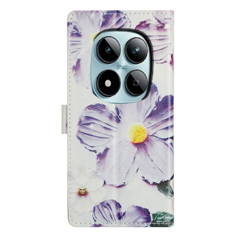 Kožený Kryt Xiaomi Redmi Note 15 Pro Plus 5g Fialky