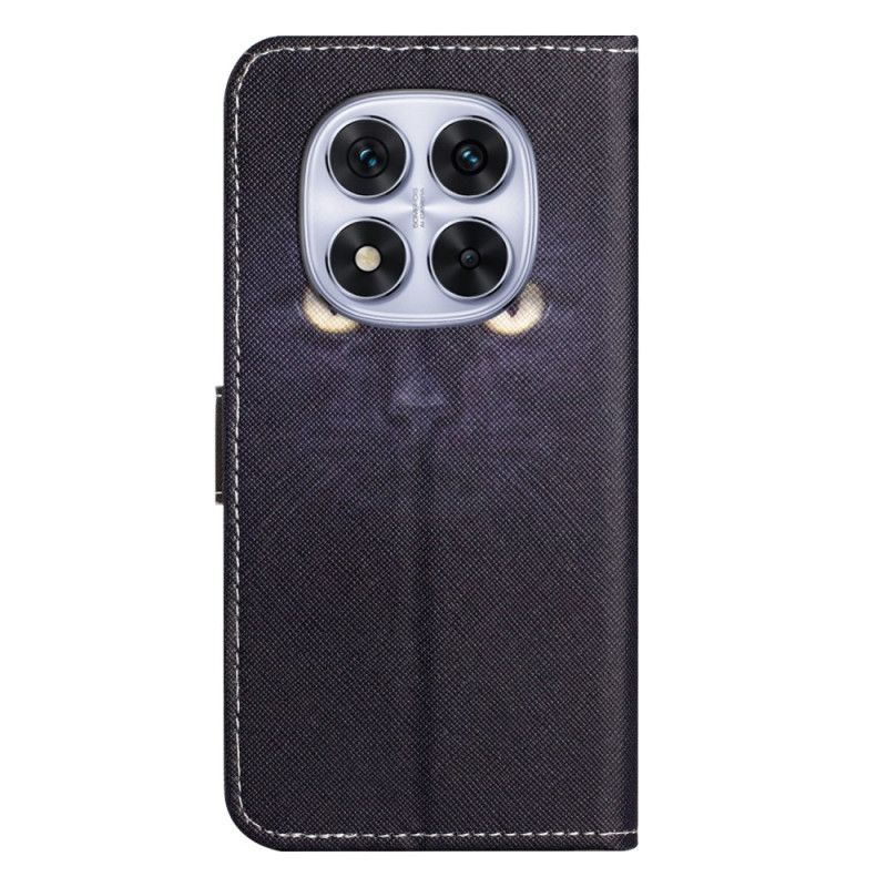 Kožený Kryt Xiaomi Redmi Note 15 Pro Plus 5g Černá Kočka