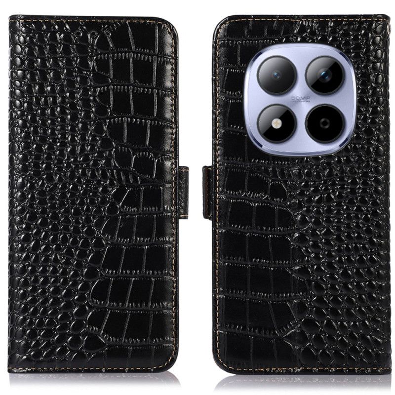 Peněženková Pouzdra Xiaomi Redmi Note 15 Pro Plus 5g Kůže S Texturou Krokodýla