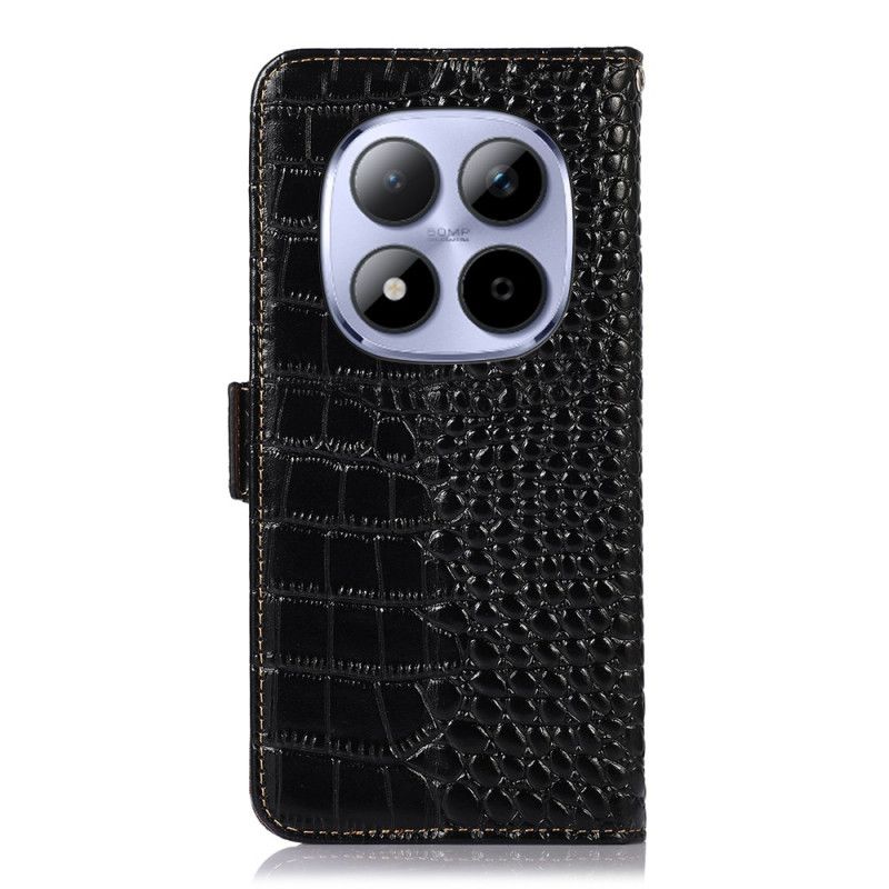 Peněženková Pouzdra Xiaomi Redmi Note 15 Pro Plus 5g Kůže S Texturou Krokodýla