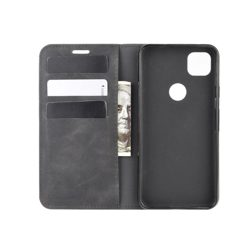 Flipové Pouzdro Na Google Pixel 4a Obchodní Retro