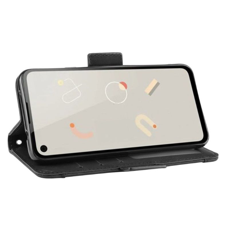 Flipové Pouzdro Na Google Pixel 4a Premium S Držitelem Karty