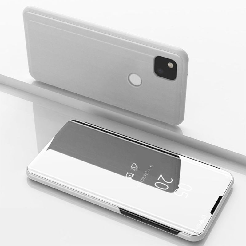 Kryt Na Google Pixel 4a Flipové Pouzdro Zrcadlový Efekt