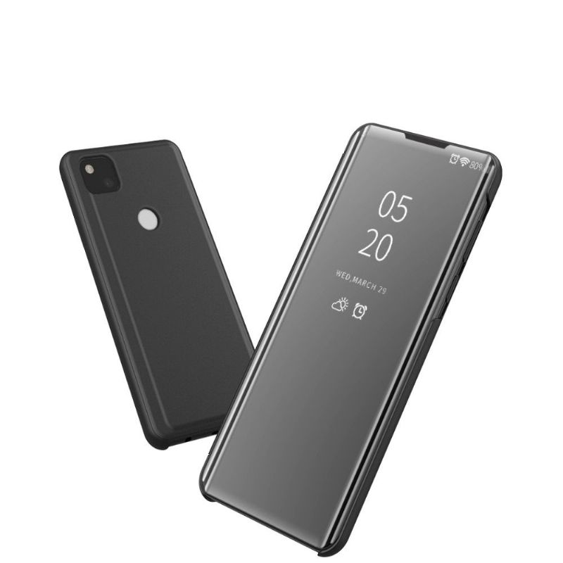 Kryt Na Google Pixel 4a Flipové Pouzdro Zrcadlový Efekt