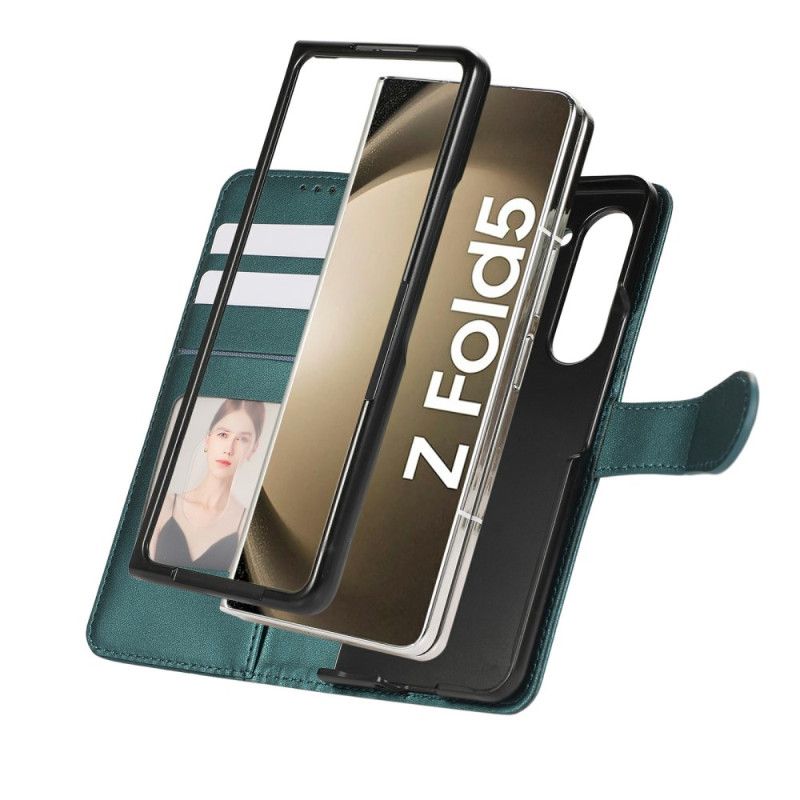 Kožený Kryt Samsung Galaxy Z Fold 7 Diamantový Design