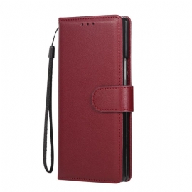 Kožený Kryt Samsung Galaxy Z Fold 7 Klasický