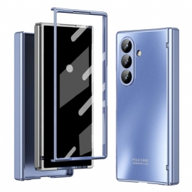 Kryt Na Samsung Galaxy Z Fold 7 Kovový Efekt S Ochranou Obrazovky