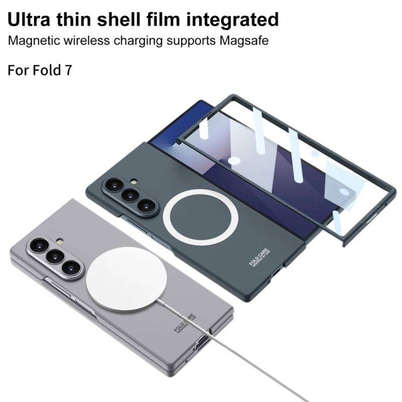 Kryt Na Samsung Galaxy Z Fold 7 Magnetická S Ochrannou Fólií Z Tvrzeného Skla