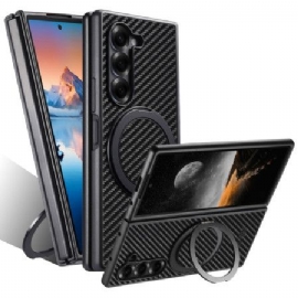 Kryt Na Samsung Galaxy Z Fold 7 Magnetický Pant S Držákem Na Prsten Suteni