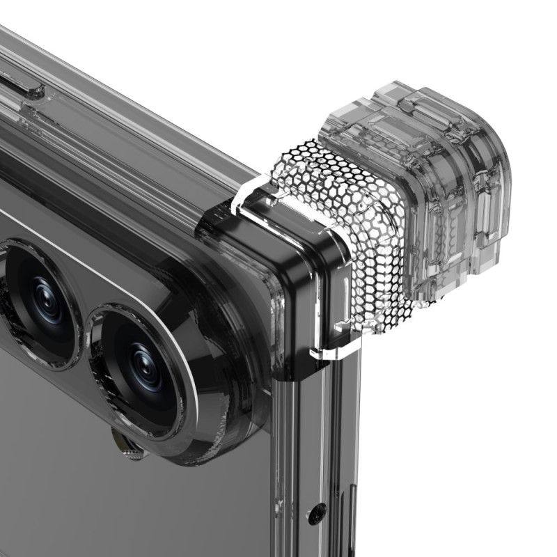 Kryt Na Samsung Galaxy Z Fold 7 Průsvitný Magnetický Pant Se Stojánkem