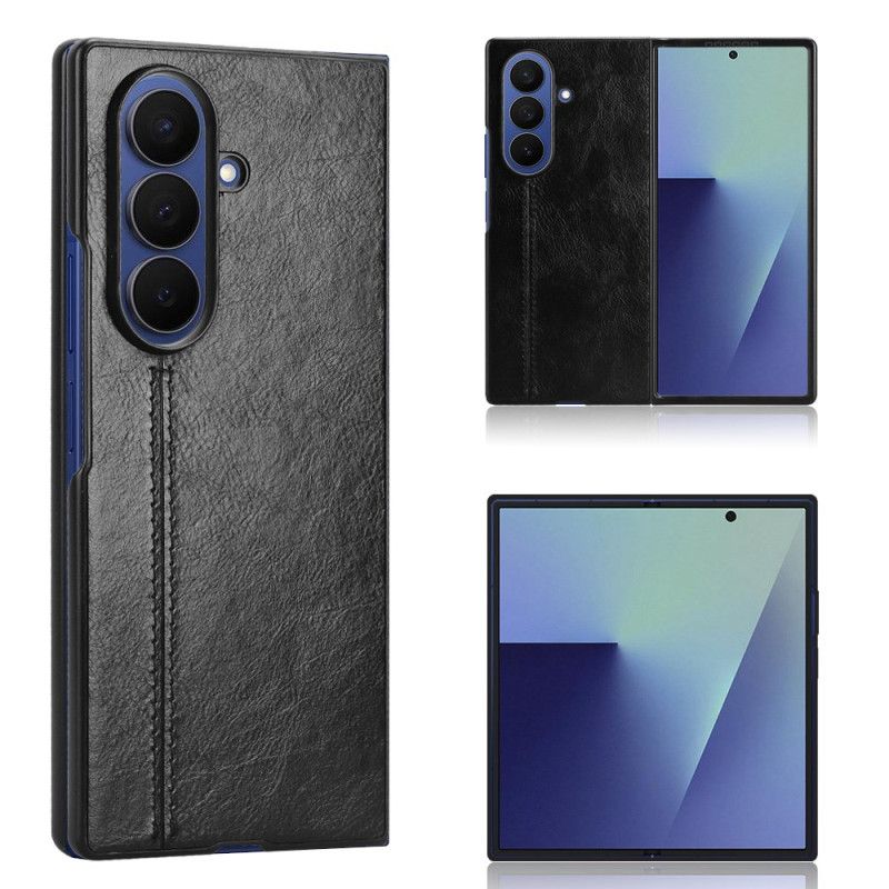 Kryt Samsung Galaxy Z Fold 7 Kožený Efekt Couture