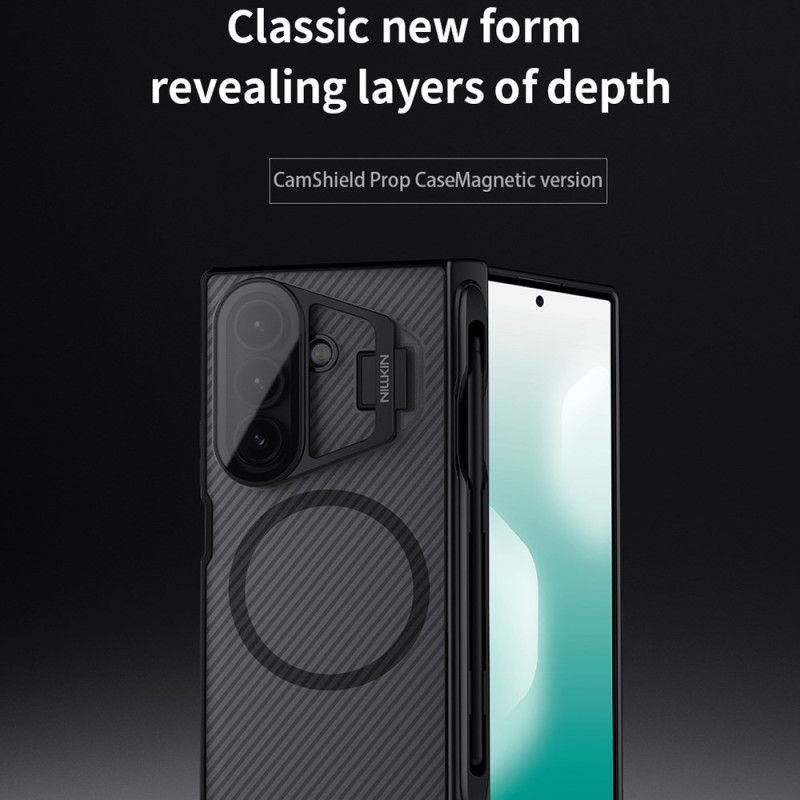 Kryt Samsung Galaxy Z Fold 7 Kryty Na Mobil Camshield Prop Magnetická Průsvitná Řada Nillkin