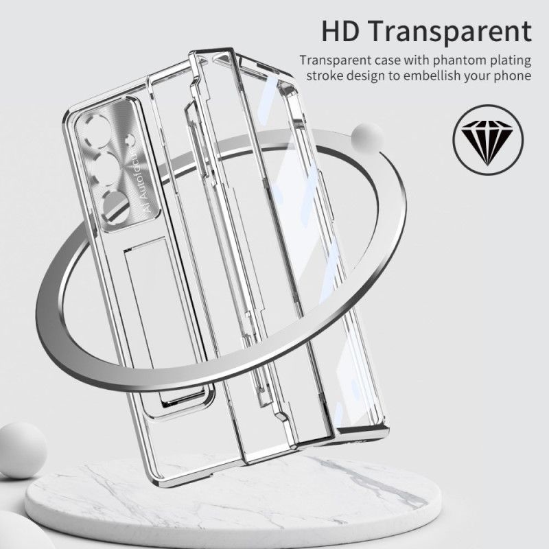 Kryt Samsung Galaxy Z Fold 7 Kryty Na Mobil Kompatibilní S Magsafe Se Stojánkem A Ochrannou Fólií Na Displej