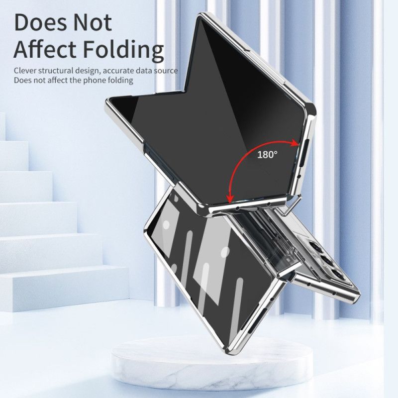 Kryt Samsung Galaxy Z Fold 7 Kryty Na Mobil Kompatibilní S Magsafe Se Stojánkem A Ochrannou Fólií Na Displej