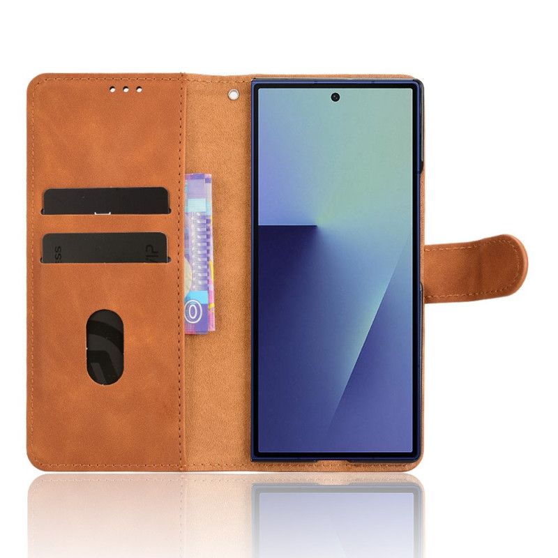Peněženková Pouzdra Samsung Galaxy Z Fold 7 Kryty Na Mobil Semišový Efekt