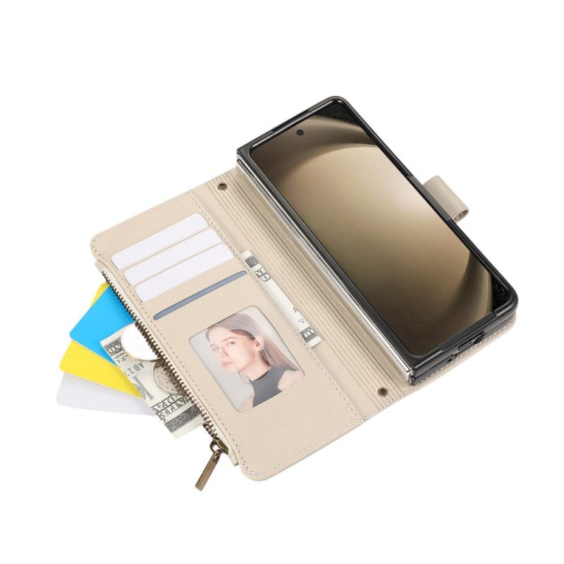 Peněženková Pouzdra Samsung Galaxy Z Fold 7 Peněženka S Popruhem