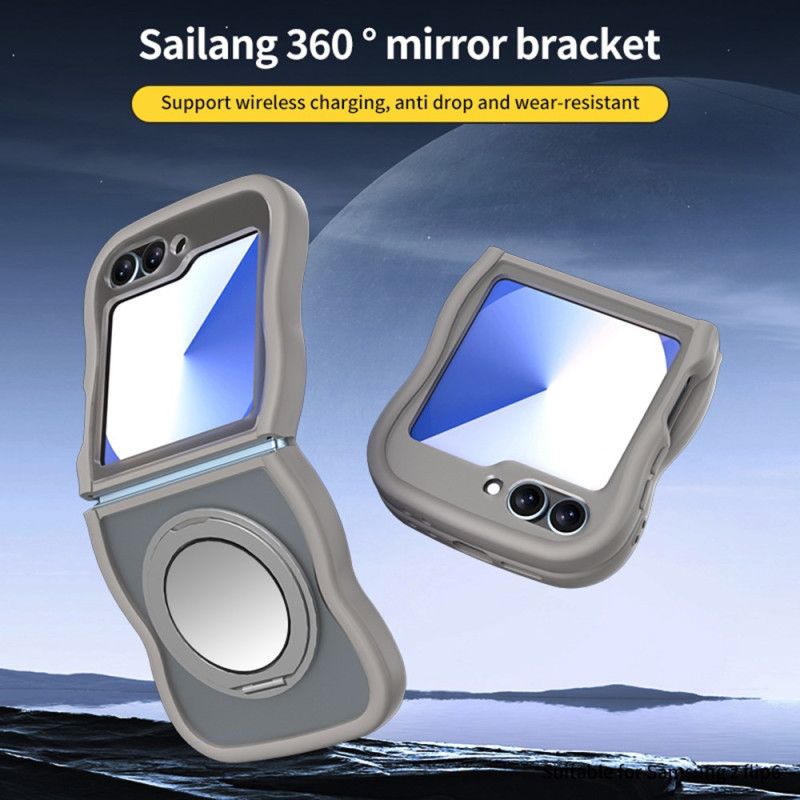 Kryt Na Samsung Galaxy Z Flip 7 Fe Otočný Stojánek A Vestavěné Zrcátko