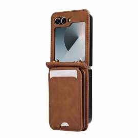 Kryt Na Samsung Galaxy Z Flip 7 Fe Pouzdro Na Karty A Ramenní Popruh