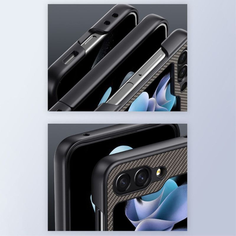 Kryt Na Samsung Galaxy Z Flip 7 Fe Povrchová Úprava Z Uhlíkových Vláken