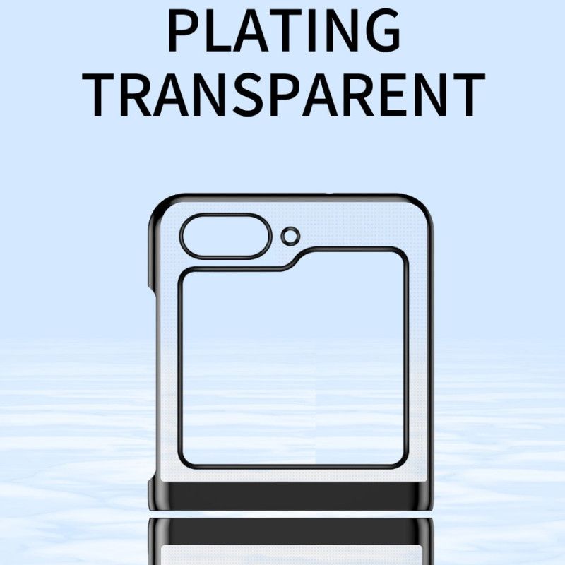 Kryt Na Samsung Galaxy Z Flip 7 Fe Průhledný Design A Kovový Efekt