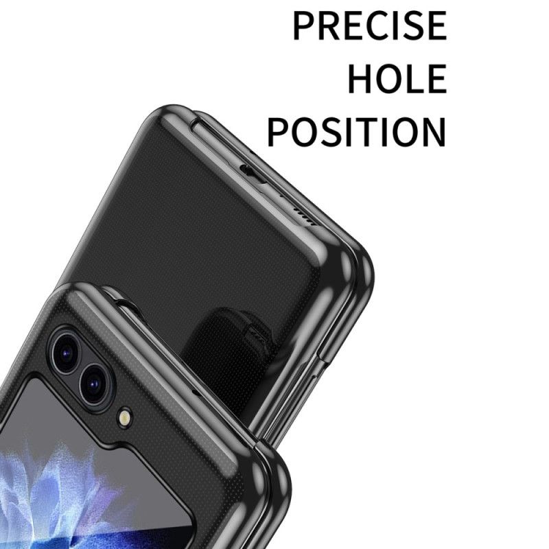 Kryt Na Samsung Galaxy Z Flip 7 Fe Průhledný Design A Kovový Efekt