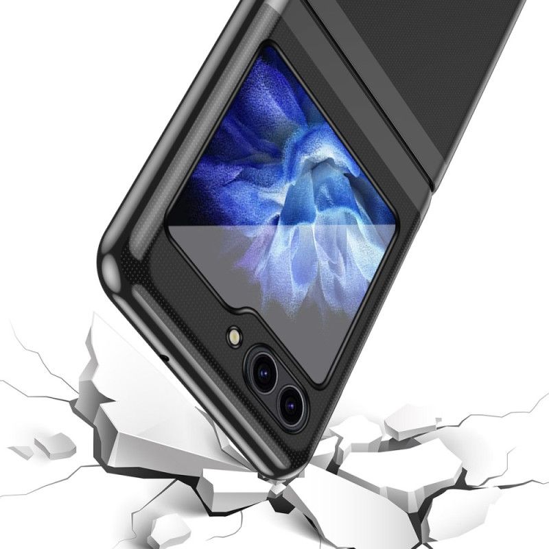 Kryt Na Samsung Galaxy Z Flip 7 Fe Průhledný Design A Kovový Efekt