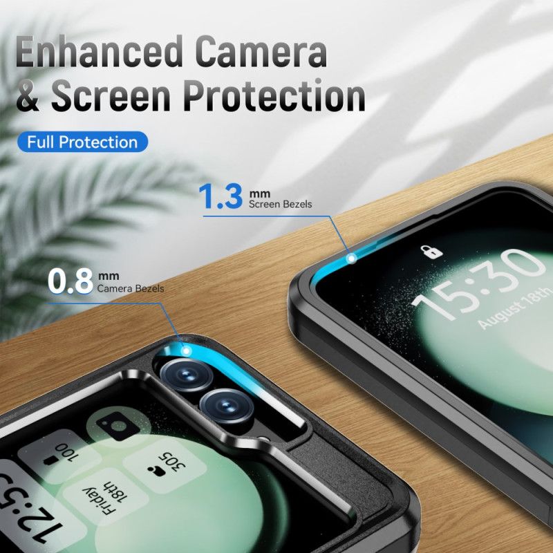 Kryt Na Samsung Galaxy Z Flip 7 Fe Robustní Kovový Efekt