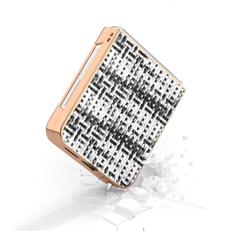 Kryt Na Samsung Galaxy Z Flip 7 Fe Texturovaná Umělá Kůže