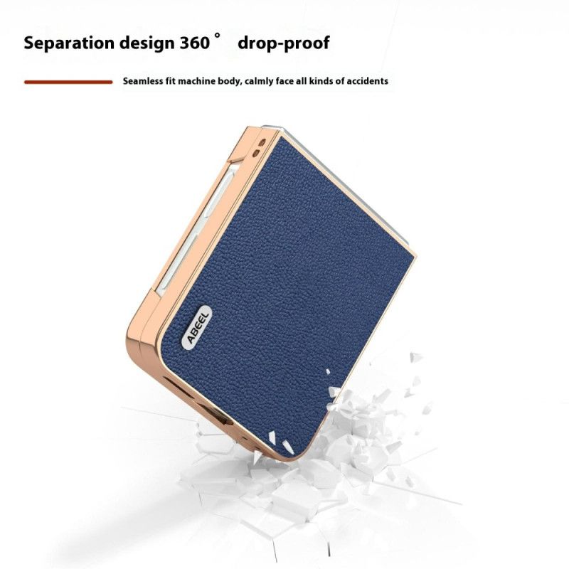 Kryt Samsung Galaxy Z Flip 7 Fe Klasická Kůže Abeel