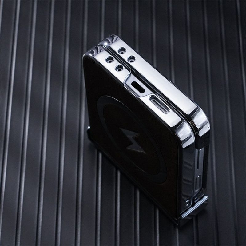 Kryt Samsung Galaxy Z Flip 7 Fe Kompatibilní S Magsafe Kožený Efekt