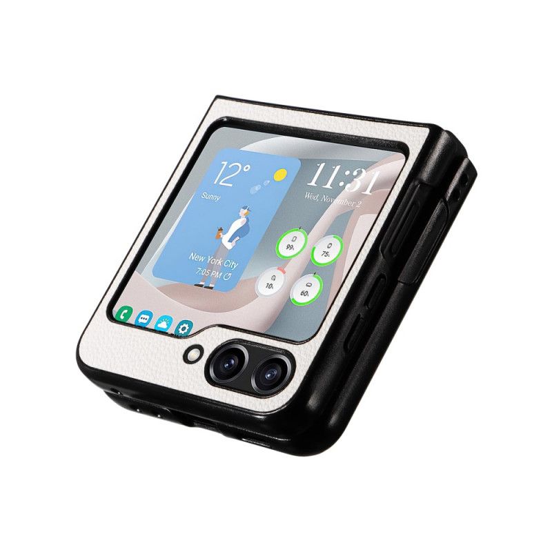 Kryt Samsung Galaxy Z Flip 7 Fe Kryty Na Mobil Diskrétní Kožený Styl