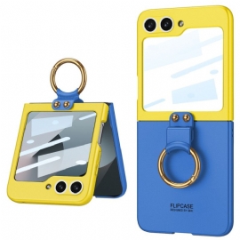 Kryt Samsung Galaxy Z Flip 7 Fe Magnetický Chránič Pantů A Dvoubarevný Stojánek