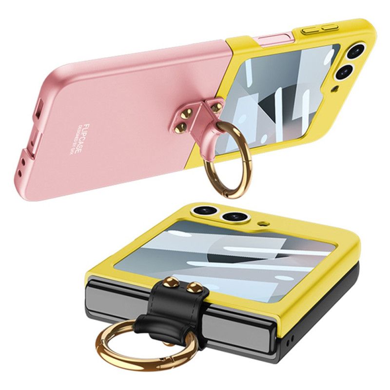 Kryt Samsung Galaxy Z Flip 7 Fe Magnetický Chránič Pantů A Dvoubarevný Stojánek