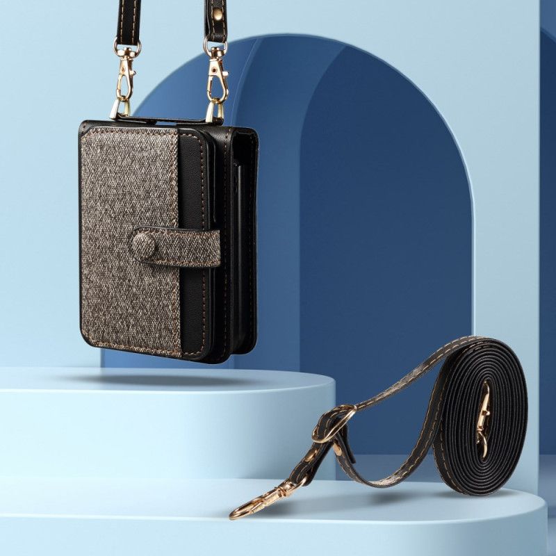 Kryt Samsung Galaxy Z Flip 7 Fe Pouzdro Na Karty A Šňůrka Na Krk