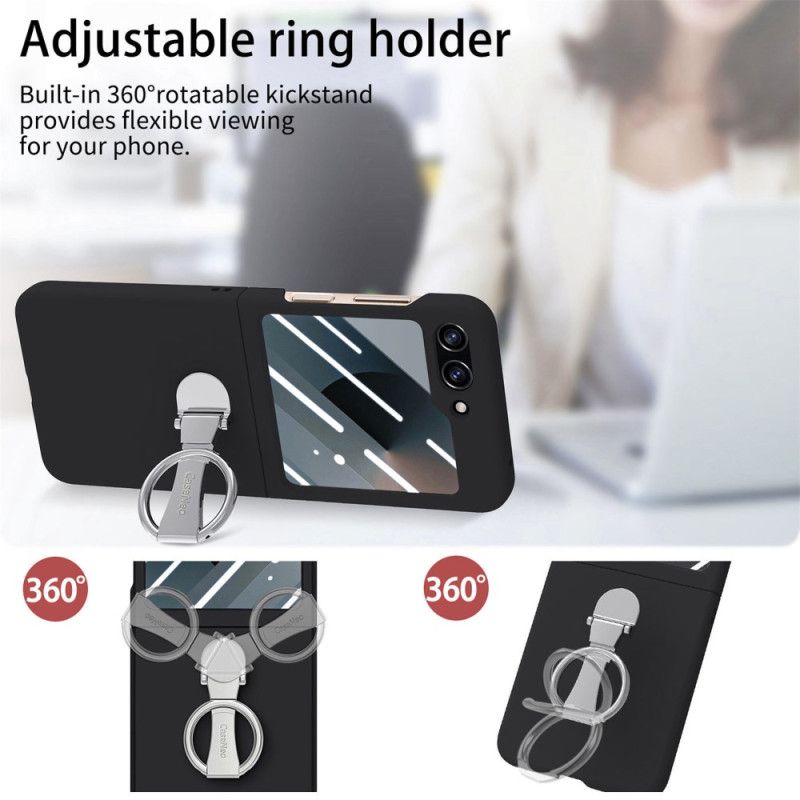 Kryt Samsung Galaxy Z Flip 7 Fe Pouzdro Na Prsten A Ochrana Zadního Displeje
