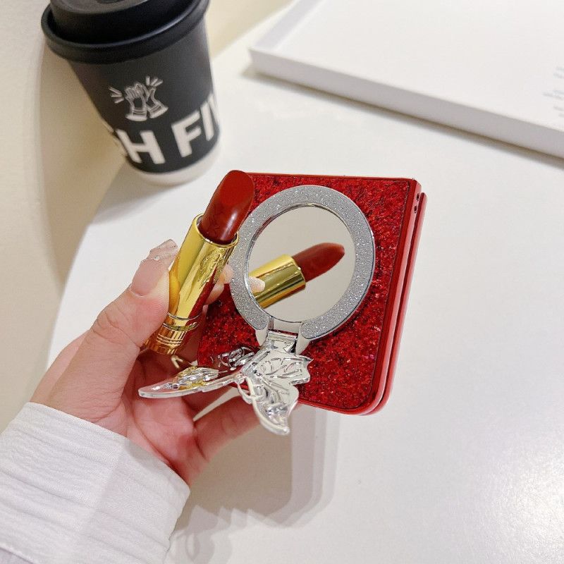 Kryt Samsung Galaxy Z Flip 7 Fe Stojan S Motýlem A Kamínky