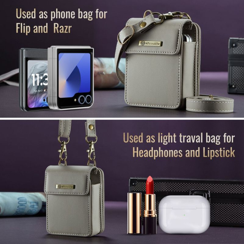 Pouzdro Samsung Galaxy Z Flip 7 Fe Rfid Peněženka S Ramenním Popruhem