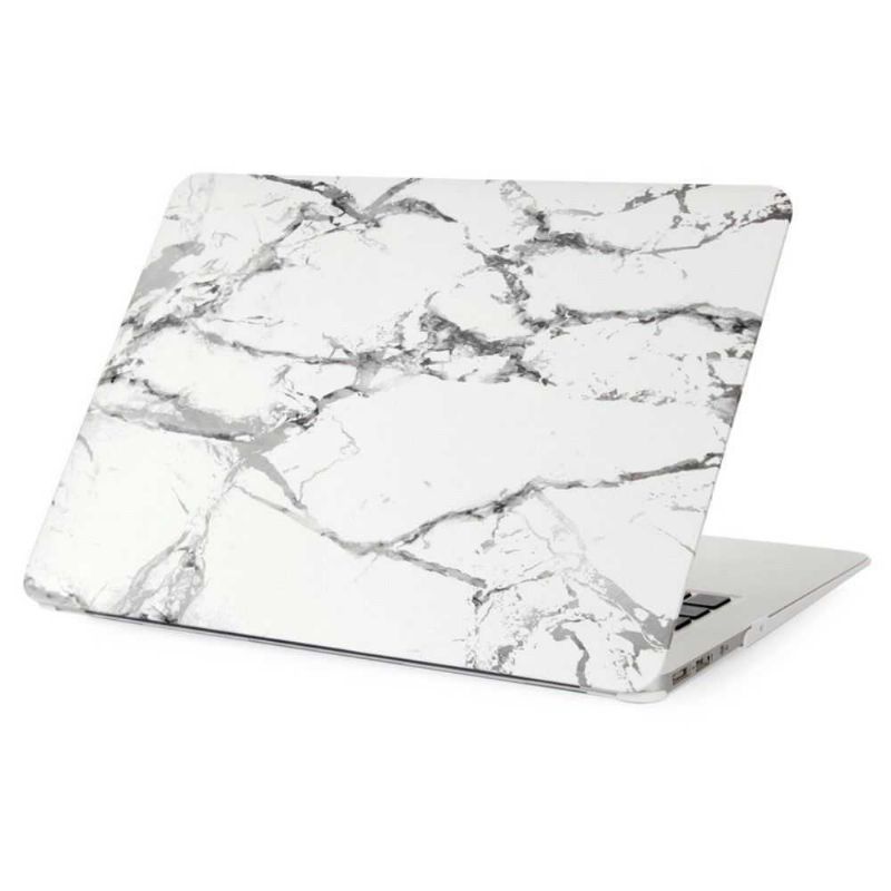 13Palcový Mramorový Obal Na Macbook Pro – Šedý/Bílý