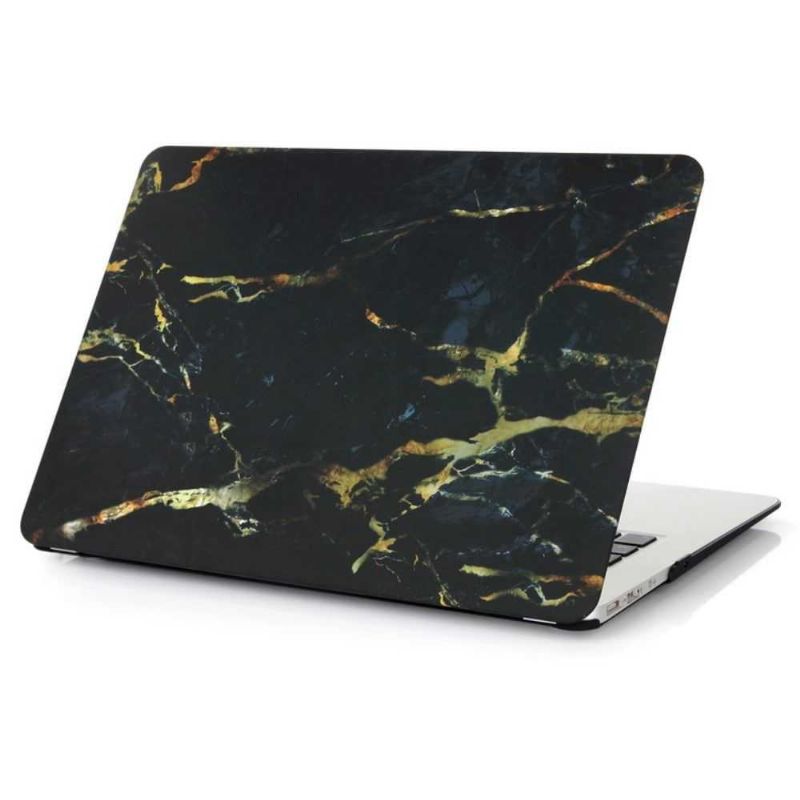 Macbook Pro 13Palcový Mramorový Plášť – Černá/Bílá
