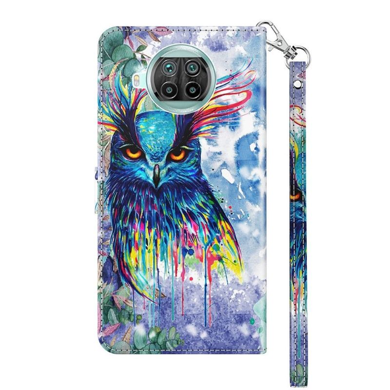 Flipové Pouzdro Na Xiaomi Mi 10T Lite Akvarel Sova