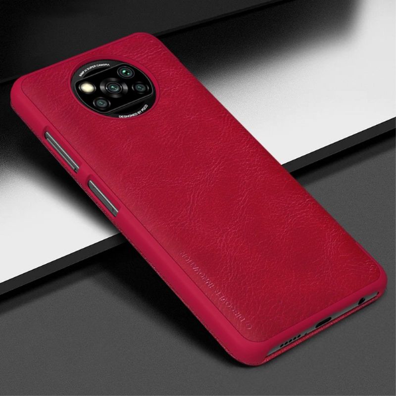 Flipové Pouzdro Na Xiaomi Mi 10T Lite Kožený Efekt Řady Qin