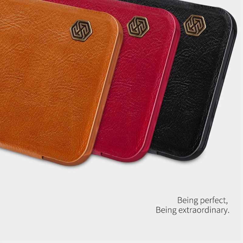 Flipové Pouzdro Na Xiaomi Mi 10T Lite Kožený Efekt Řady Qin
