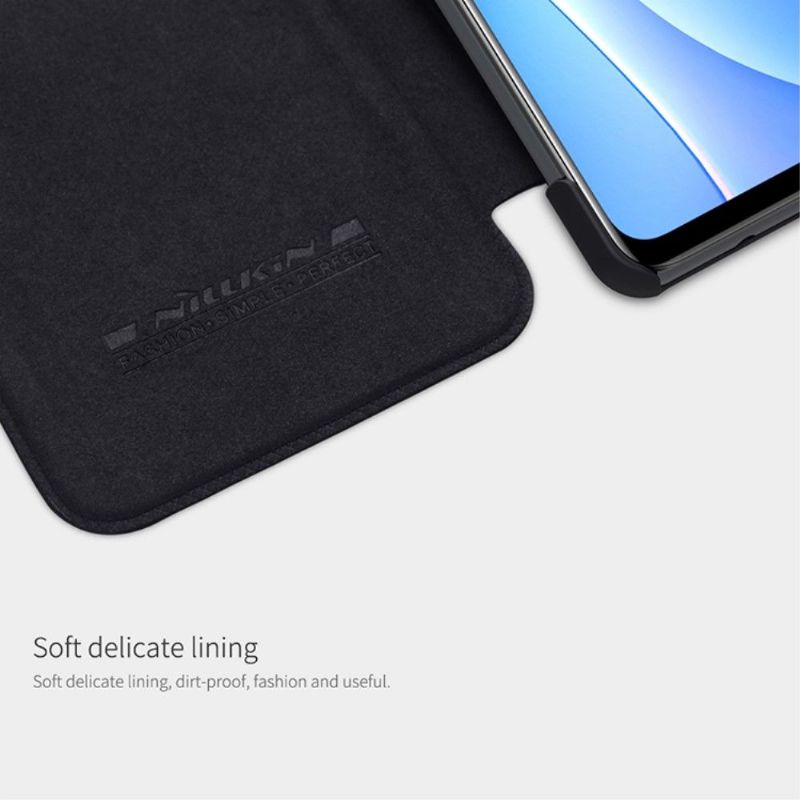 Flipové Pouzdro Na Xiaomi Mi 10T Lite Kožený Efekt Řady Qin