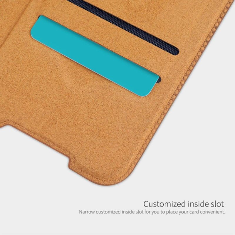 Flipové Pouzdro Na Xiaomi Mi 10T Lite Kožený Efekt Řady Qin