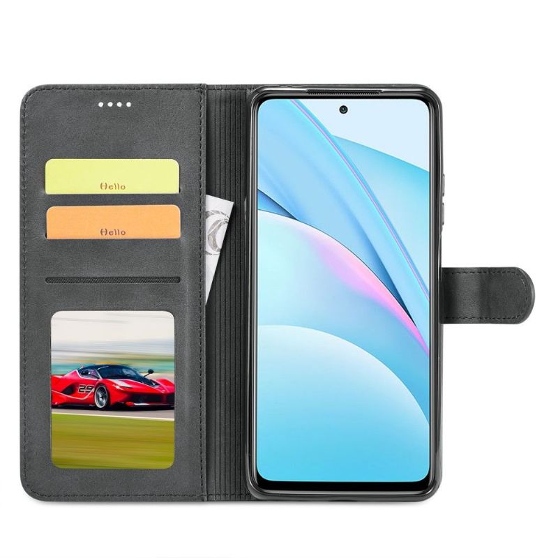 Kožené Pouzdro Folio Na Xiaomi Mi 10T Lite Flipové Pouzdro Kožený Efekt Lc.imeeke