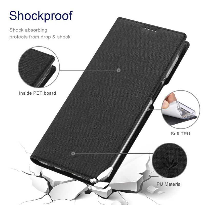 Kožené Pouzdro Na Xiaomi Mi 10T Lite Funkce Podpory Rovnátek