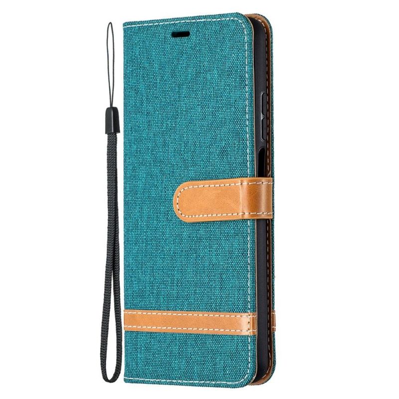 Kožené Pouzdro Na Xiaomi Mi 10T Lite Látkový Potah