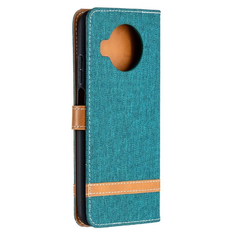 Kožené Pouzdro Na Xiaomi Mi 10T Lite Látkový Potah