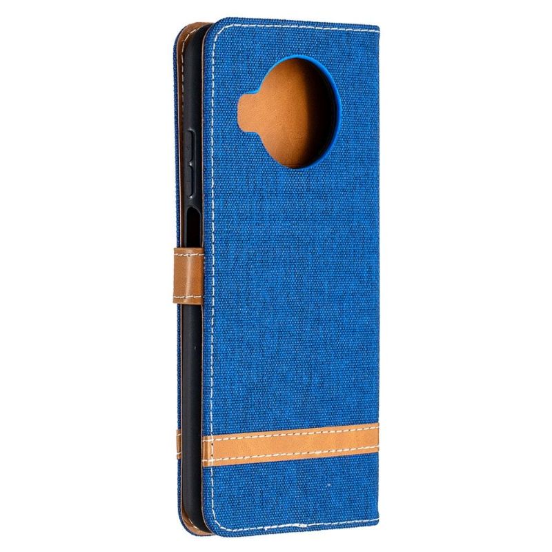 Kožené Pouzdro Na Xiaomi Mi 10T Lite Látkový Potah